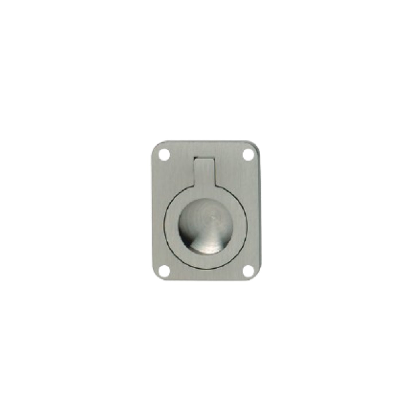 HANDLE BRASS NP.MATT 40X30MM (161.15.601)