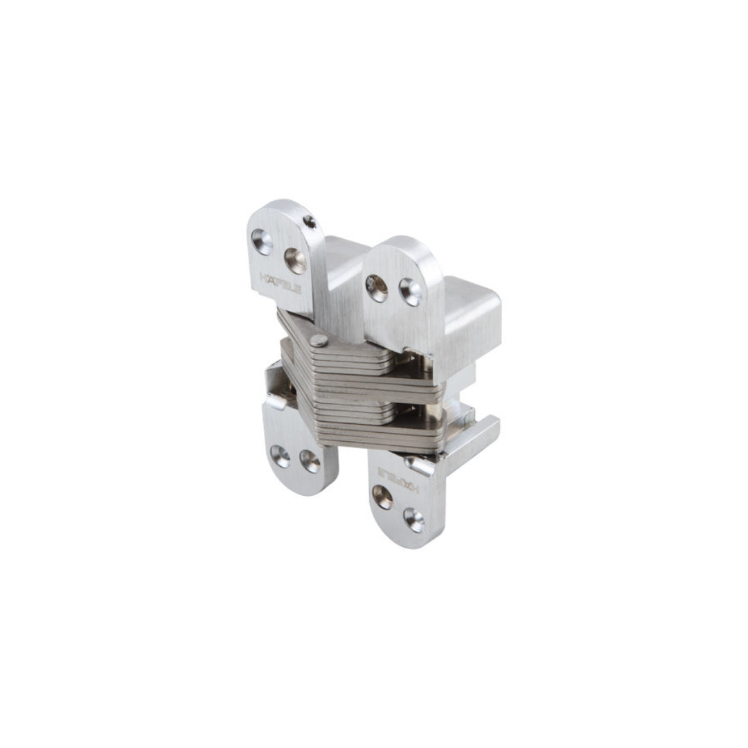 CONCEAL HINGE ZINC ALLOY SAT.CHR.137X34MM (341.18.433)