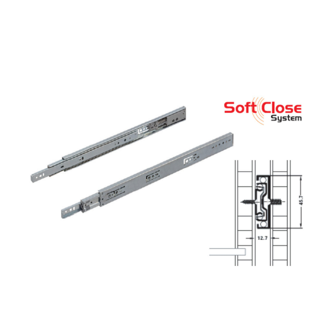 SOFT-ROLLER35KTS.GALV.45X400MM.W/SOFTCLOSE (432.24.803)