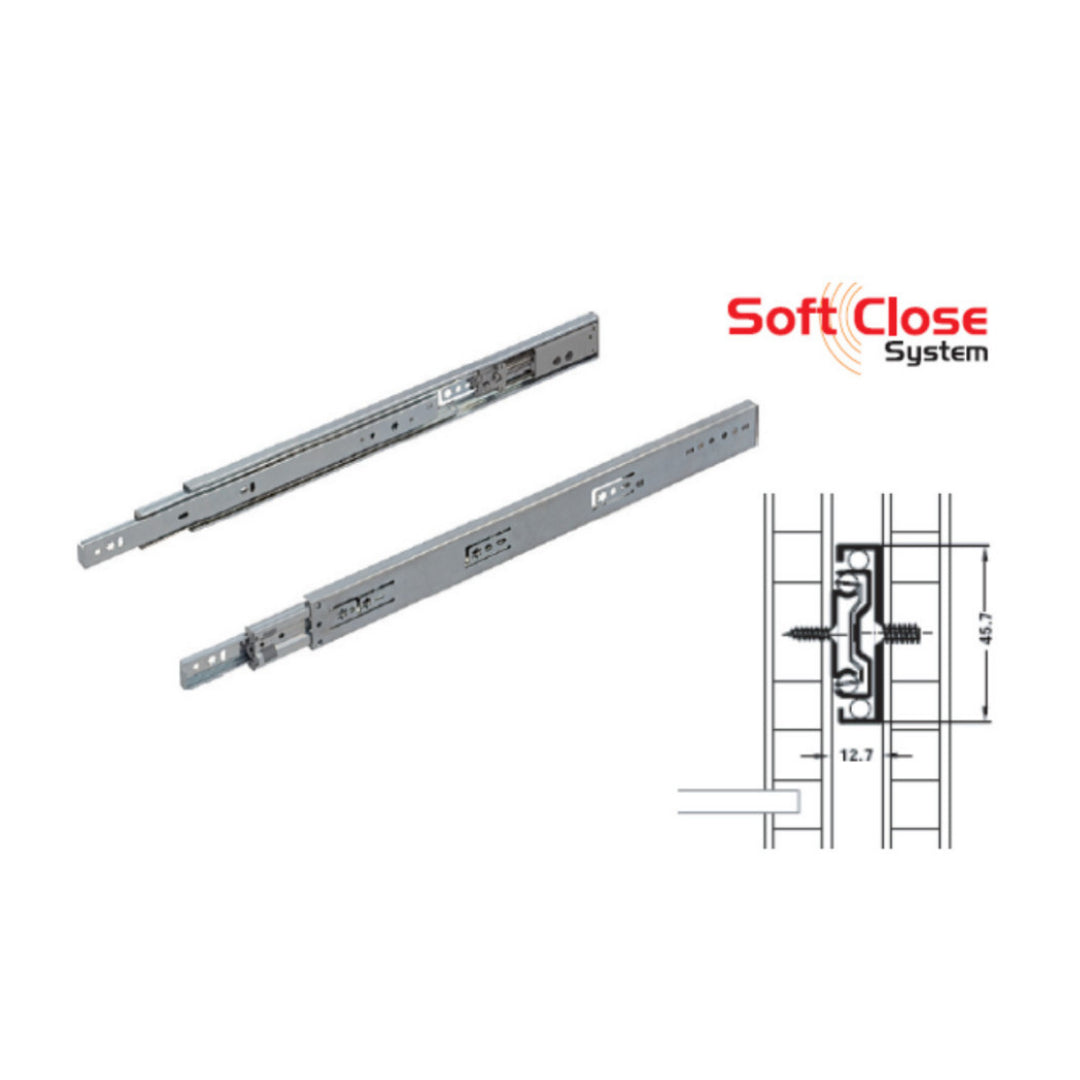 SOFT-ROLLER35KTS.GALV.45X450MM.W/SOFTCLOSE (432.24.804)