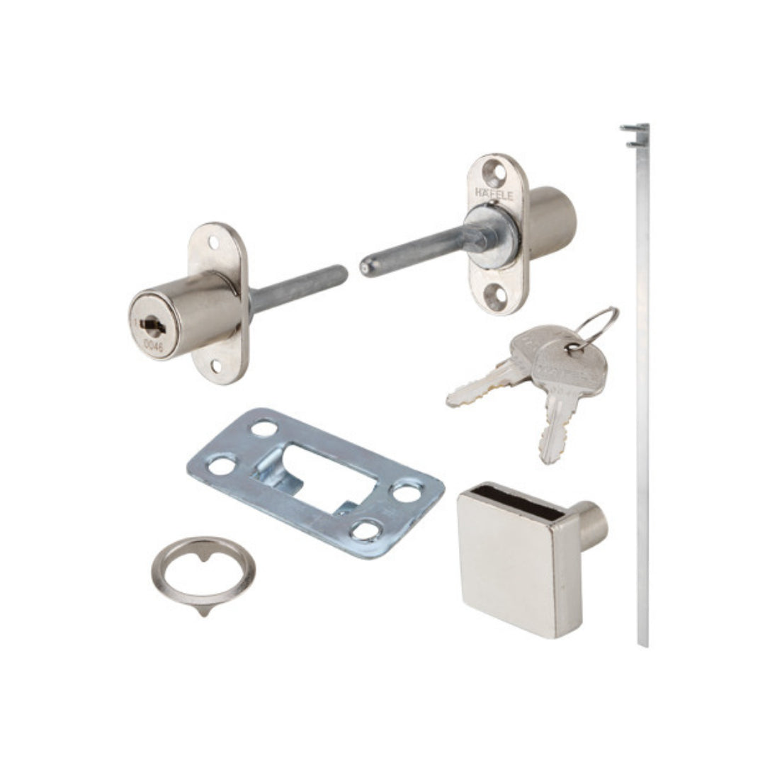 សោចាក់បីថតពីខាងមុខ600មម CENTR.LOCK SET FRONT NIP. (482.01.129)