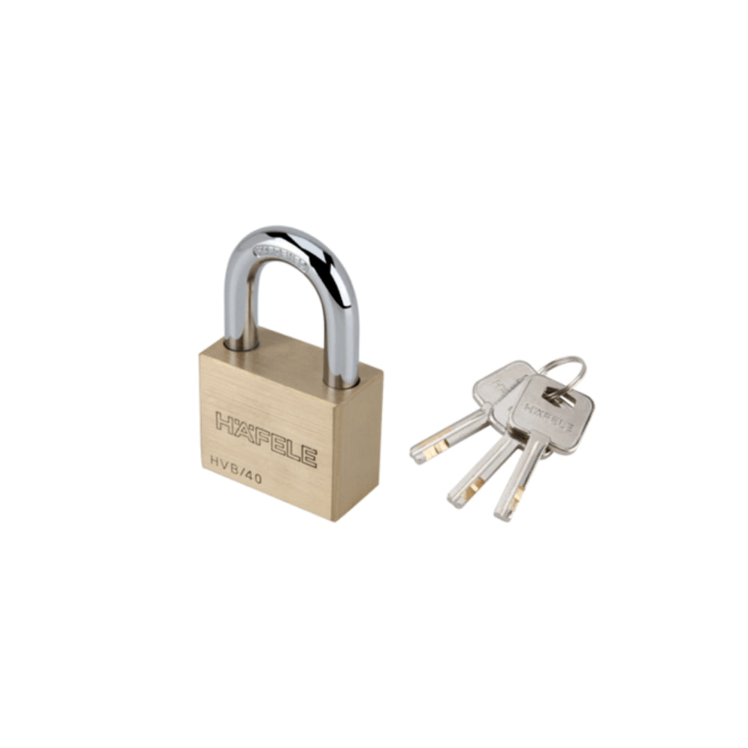 PADLOCK HVB/40 BRASS MATT (482.01.980)
