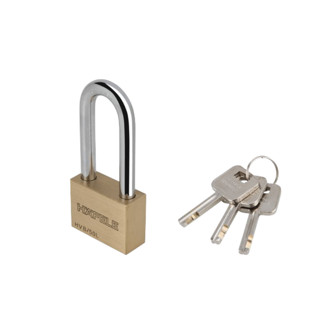 PADLOCK HVB/50L BRASS MATT (482.01.985)