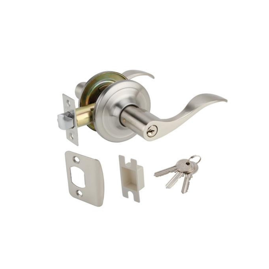 សោមូលដៃកាច់មានកូន-ស Entrance LEVER LOCK.ENTRANCE.ST.ST. (489.10.796)