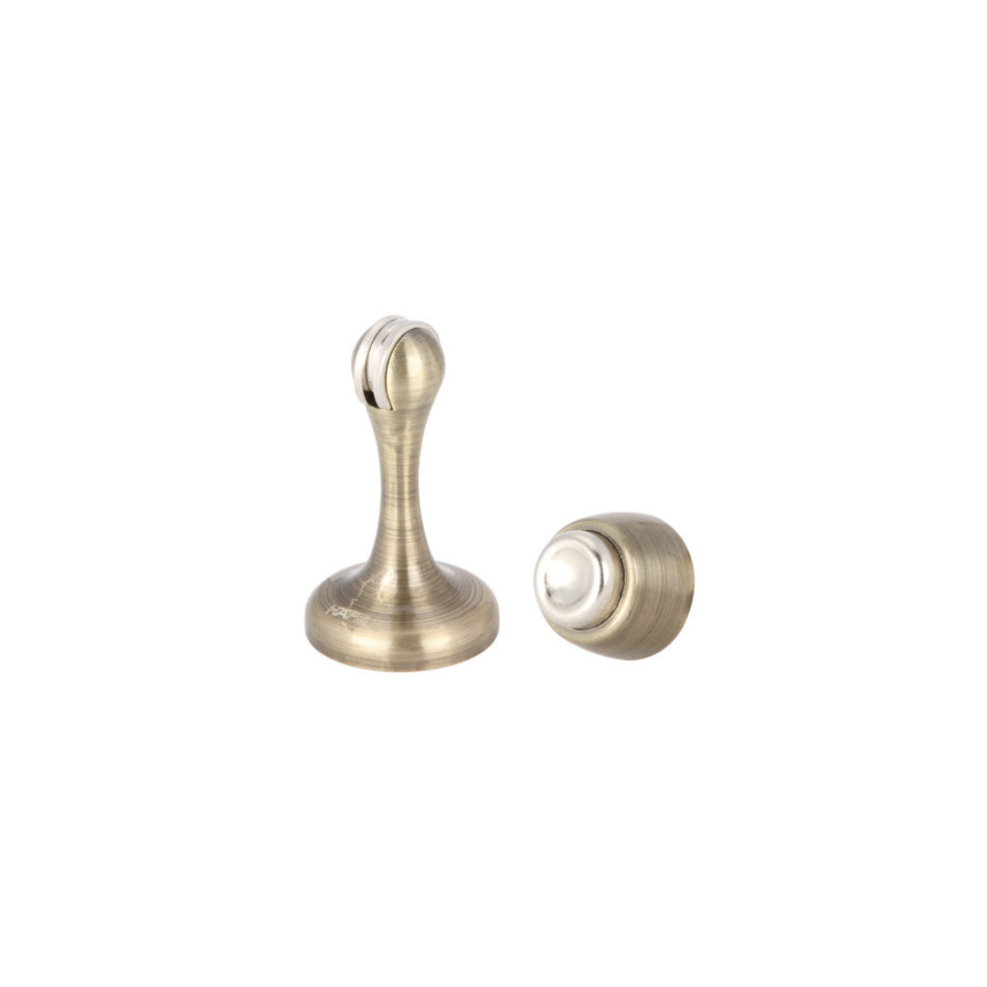 MAGNETIC DOOR STOPPER ZINC ALLOY ANTIQUE BRASS FINISH (489.70.258)