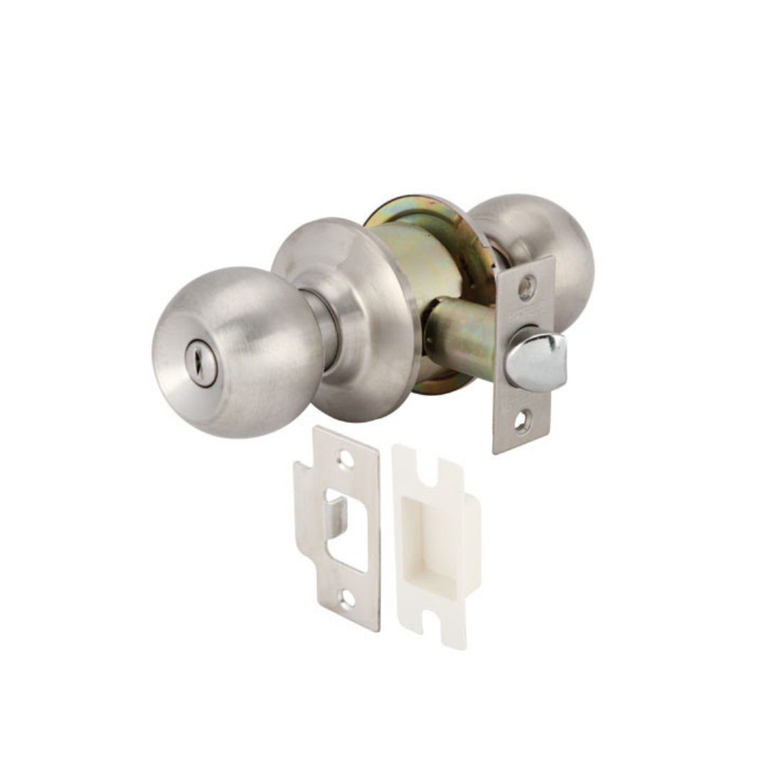 សោមូលបន្ទប់ទឹក175.000ពណ៍ស Bathroom KNOB LOCKS.WC.ST.ST (489.93.115)