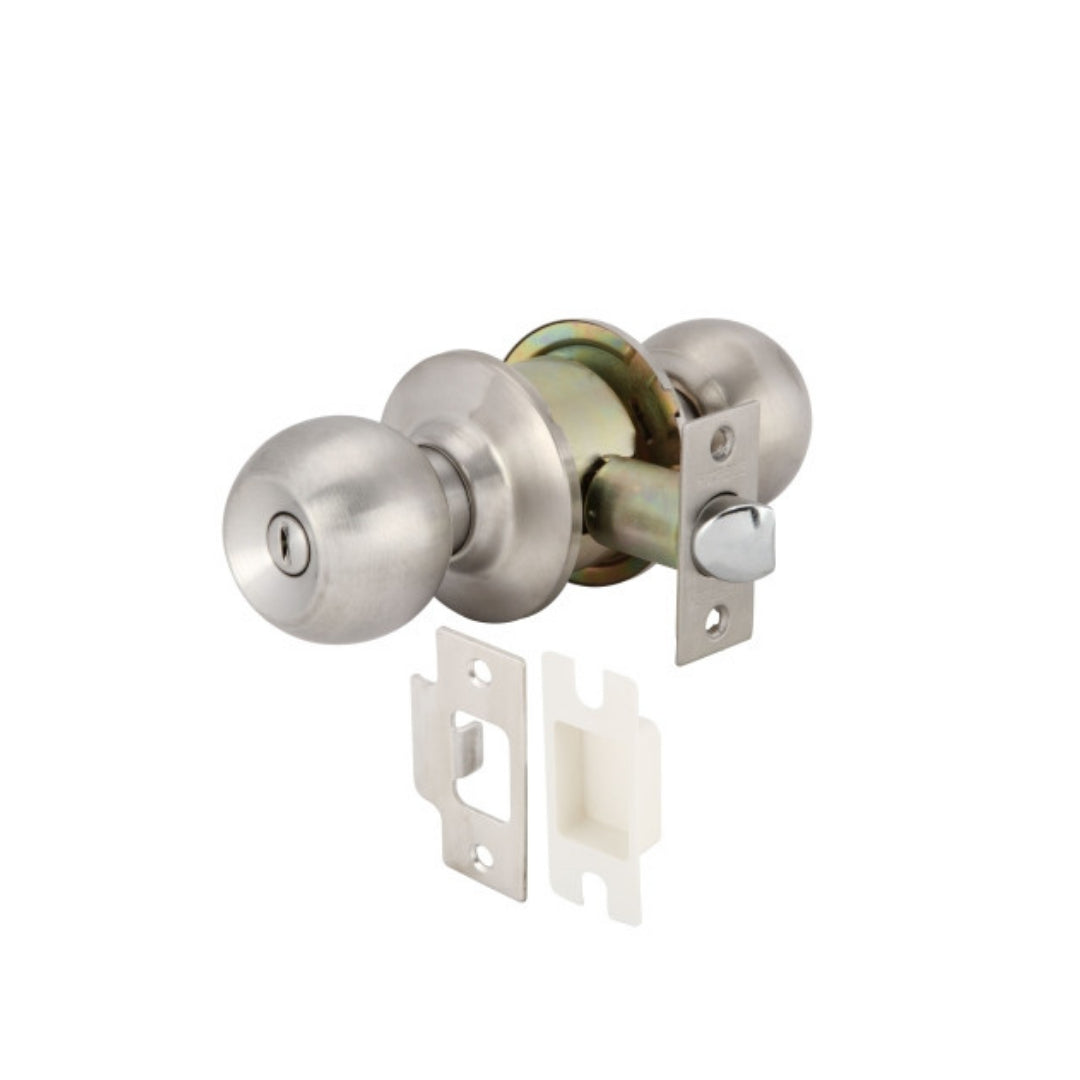 Bathroom KNOB LOCKS.F.WC.DR. ST.ST (489.93.145)
