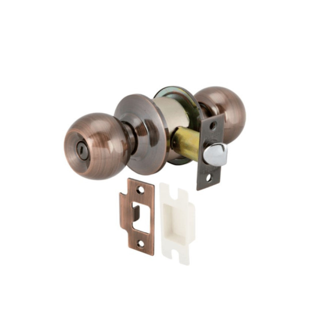 Bathroom KNOB LOCKS.F.WC.DR. ANTIQ.COP (489.93.149)