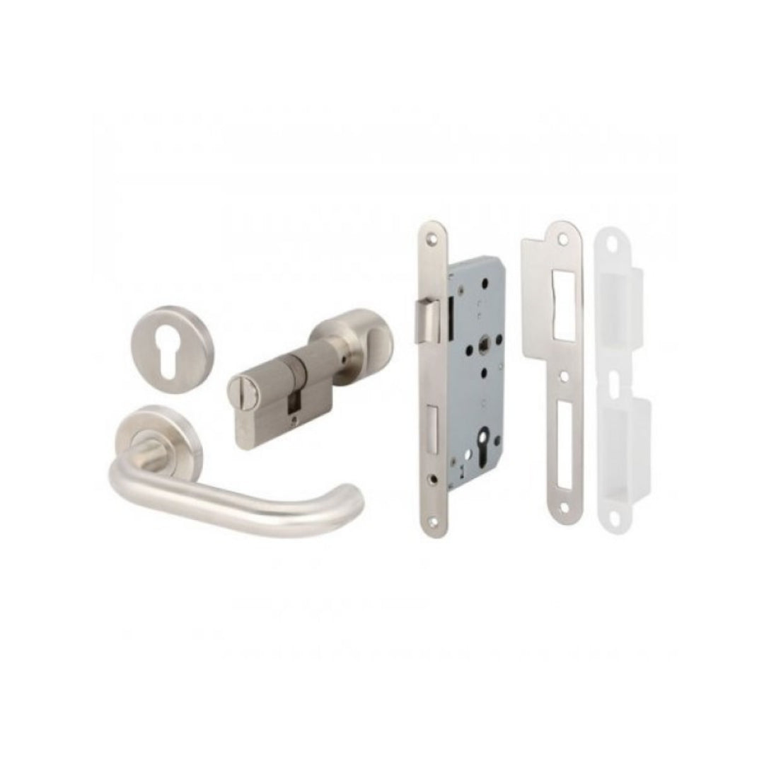 Bathroom LEVER HANDLE SET PC ST.ST.MATT (499.10.110)