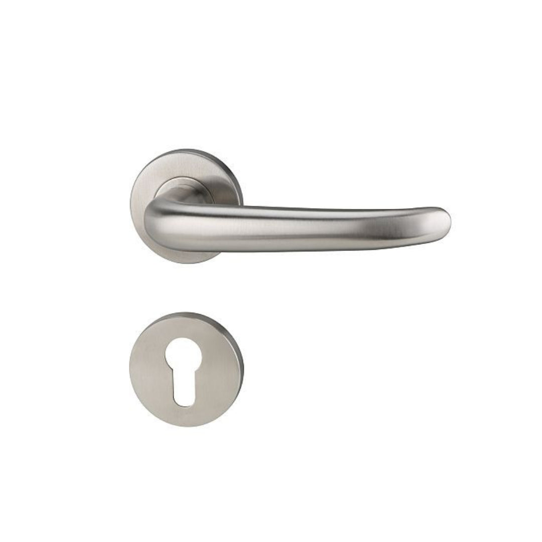 Bathroom LEVER HANDLE SET PC ST.ST.MATT (499.10.129)