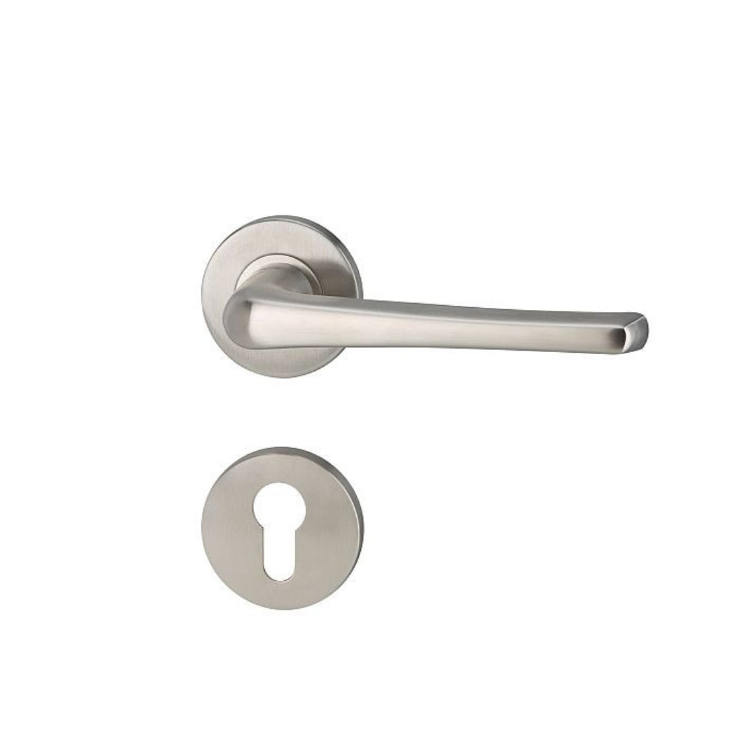 Bathroom LEVER HANDLE SET PC ST.ST.MATT (499.10.130)