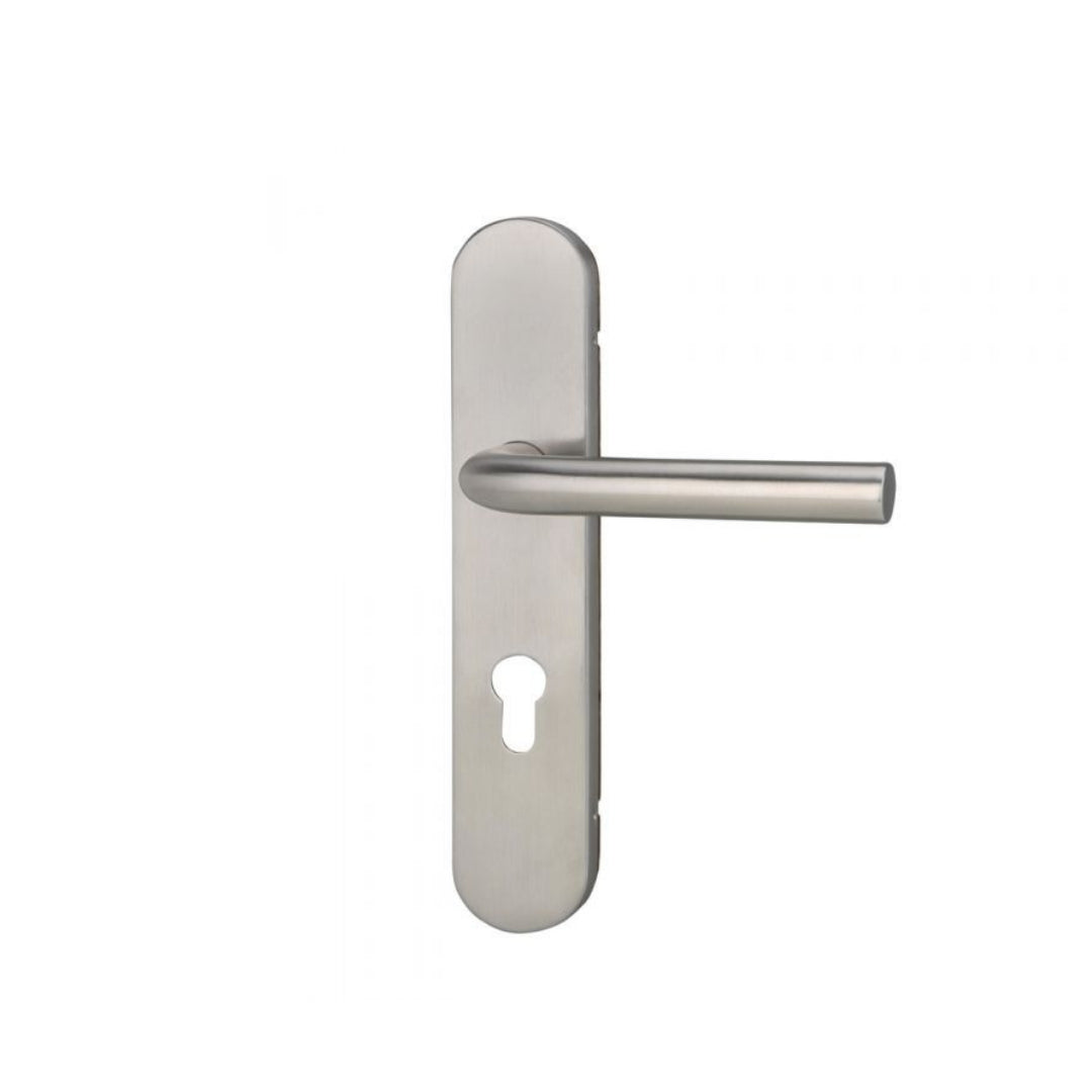 Bathroom PC HDL WC SET SS LONG PLATE (499.63.954)