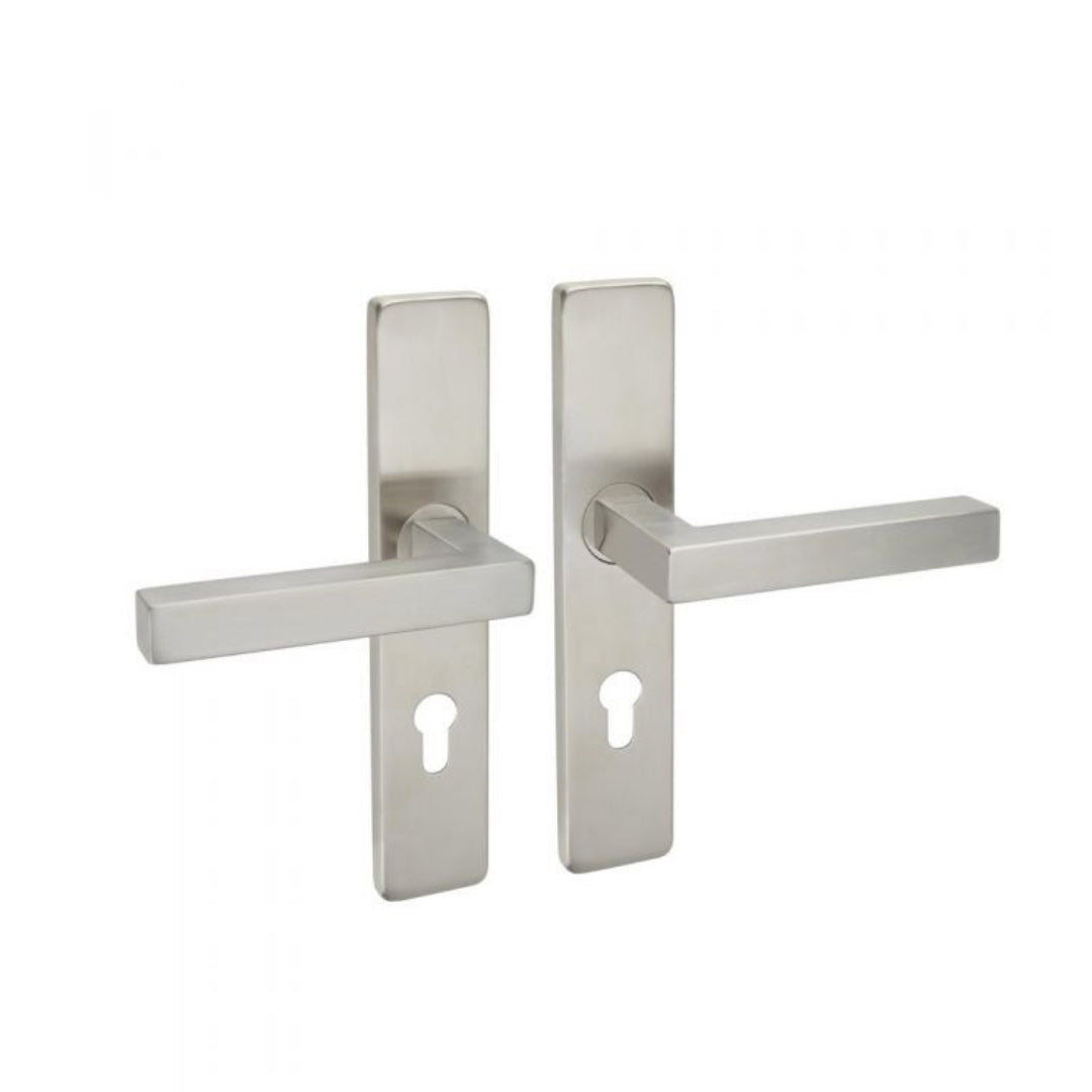 Bathroom PC HDL WC SET SS LONG PLATE (499.63.961)