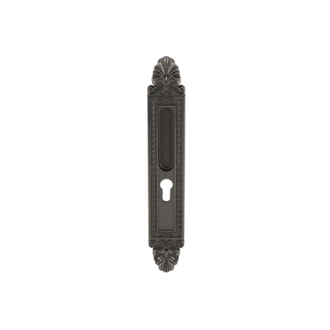 SLIDING DOOR LOCK ENTRANCE ANTIQUE NICKEL (499.65.080)