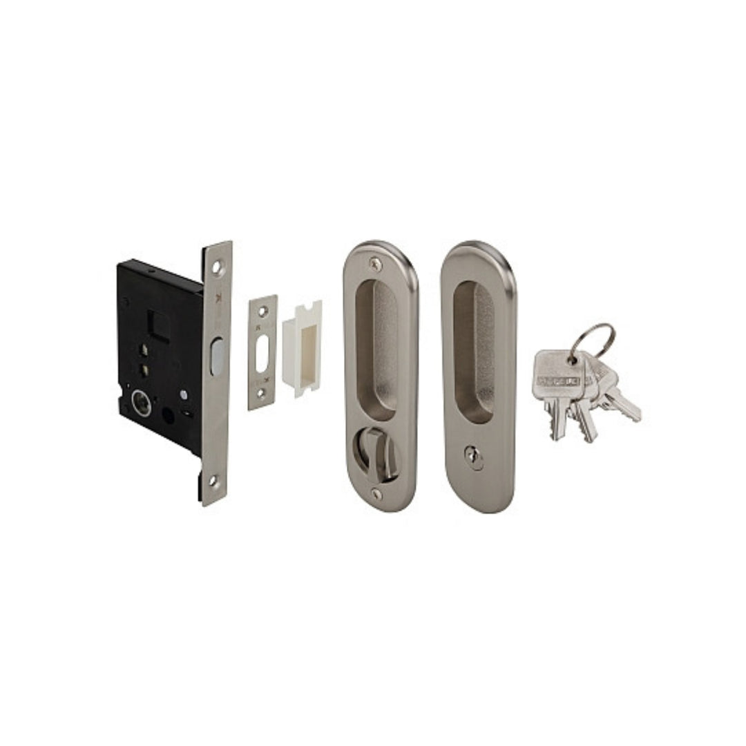 សោទ្វាររូតឈុតមានដៃអ៊ីណុក SLIDING D.LOCK ENTRANCE SNP.150X45MM (499.65.092)