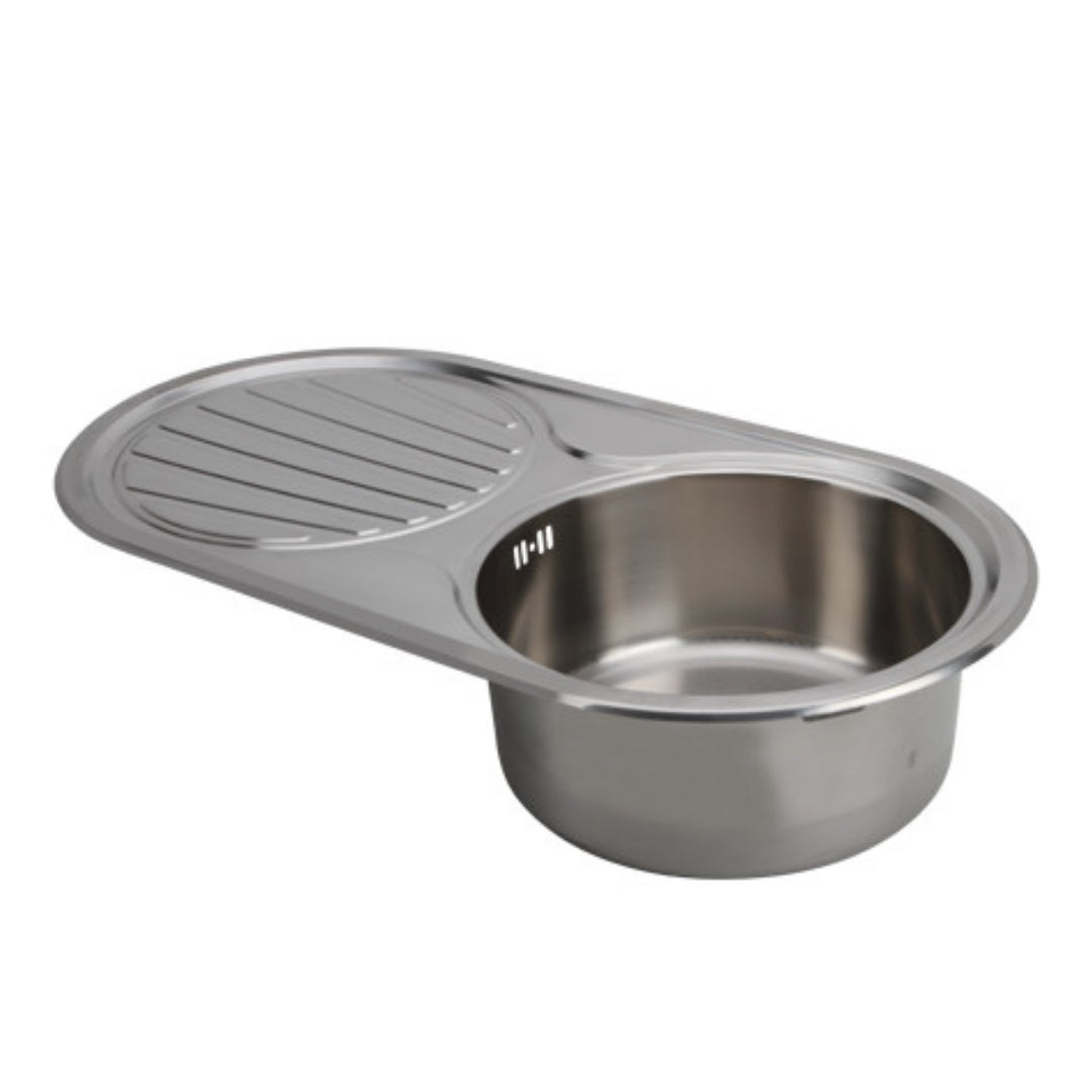 S.BL.ROUND SINK850X450X180MM (567.20.060,567.20.061,567.20.062)