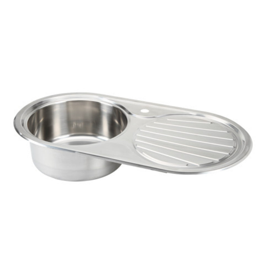 S.BL.ROUND SINK850X450X180MM (567.20.060,567.20.061,567.20.062)