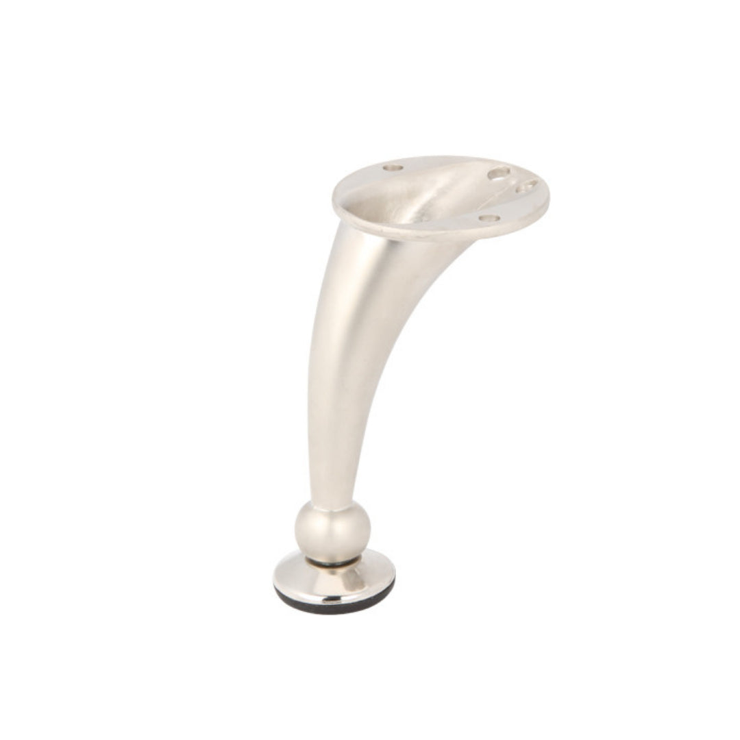 FURN.FOOT ZI.NI.PL.MATT 100MM (634.41.600)
