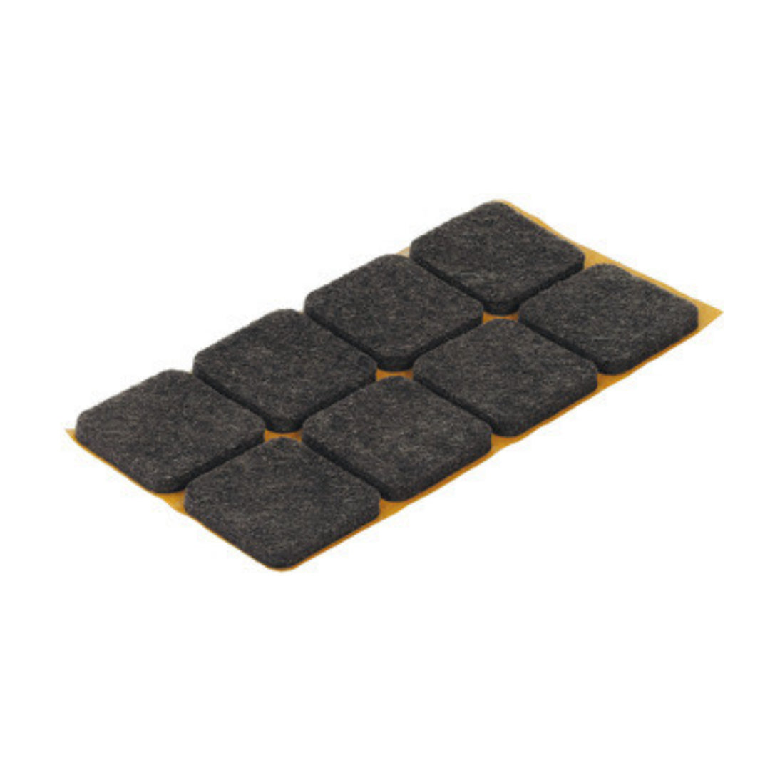 ទ្រនាប់បិទជើងតុទូរាងជ្រុង100x100មម FELT GLID.S-ADH.BROWN100X100MM (650.06.129)