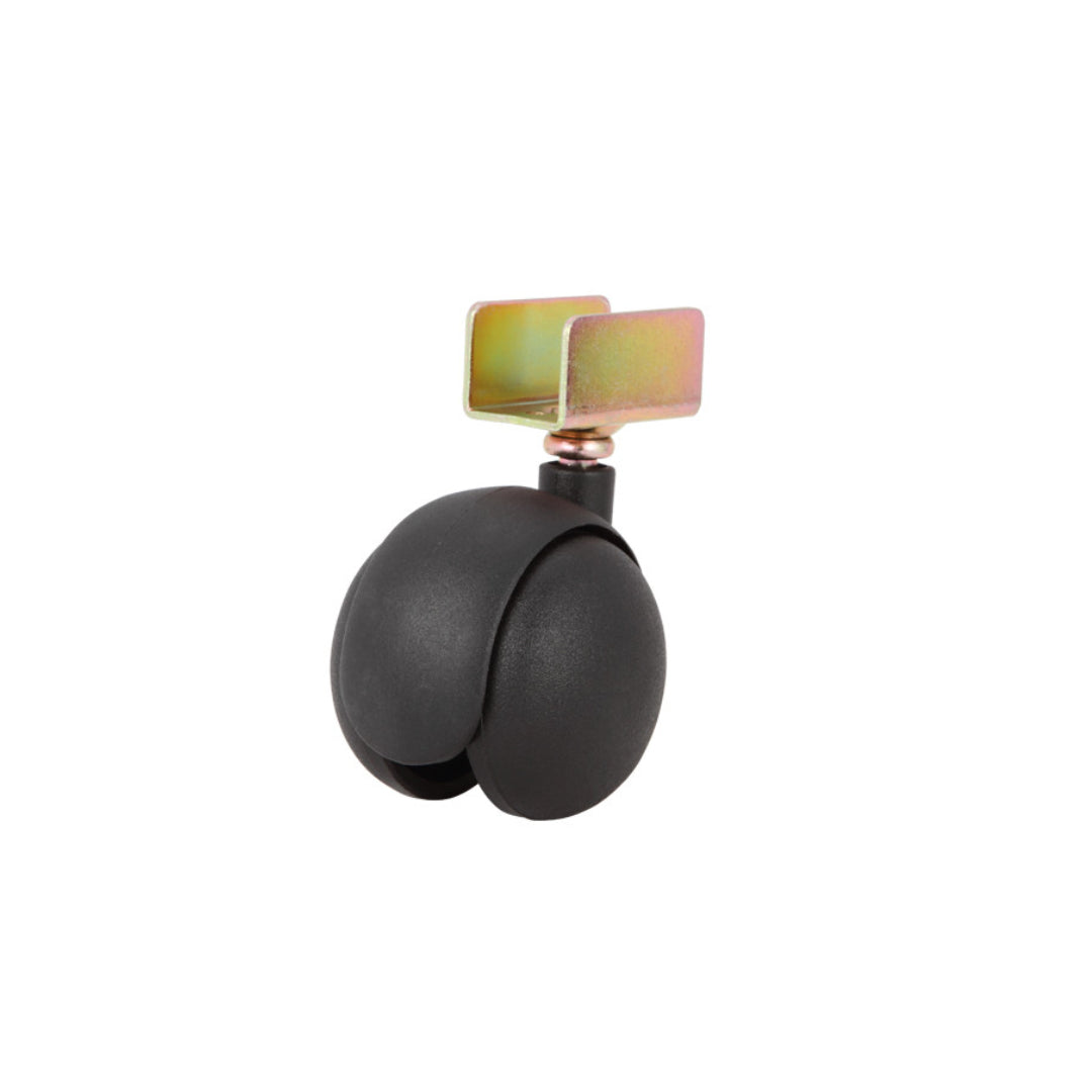 CASTOR BLACK W/O BRAKE.25KG (660.37.325)