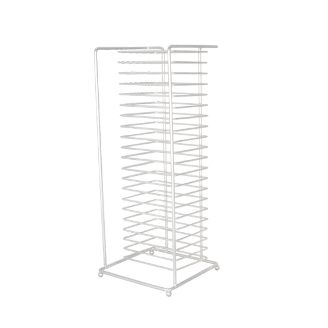 CD RACK SILV.158X150X395MM. (810.83.200)