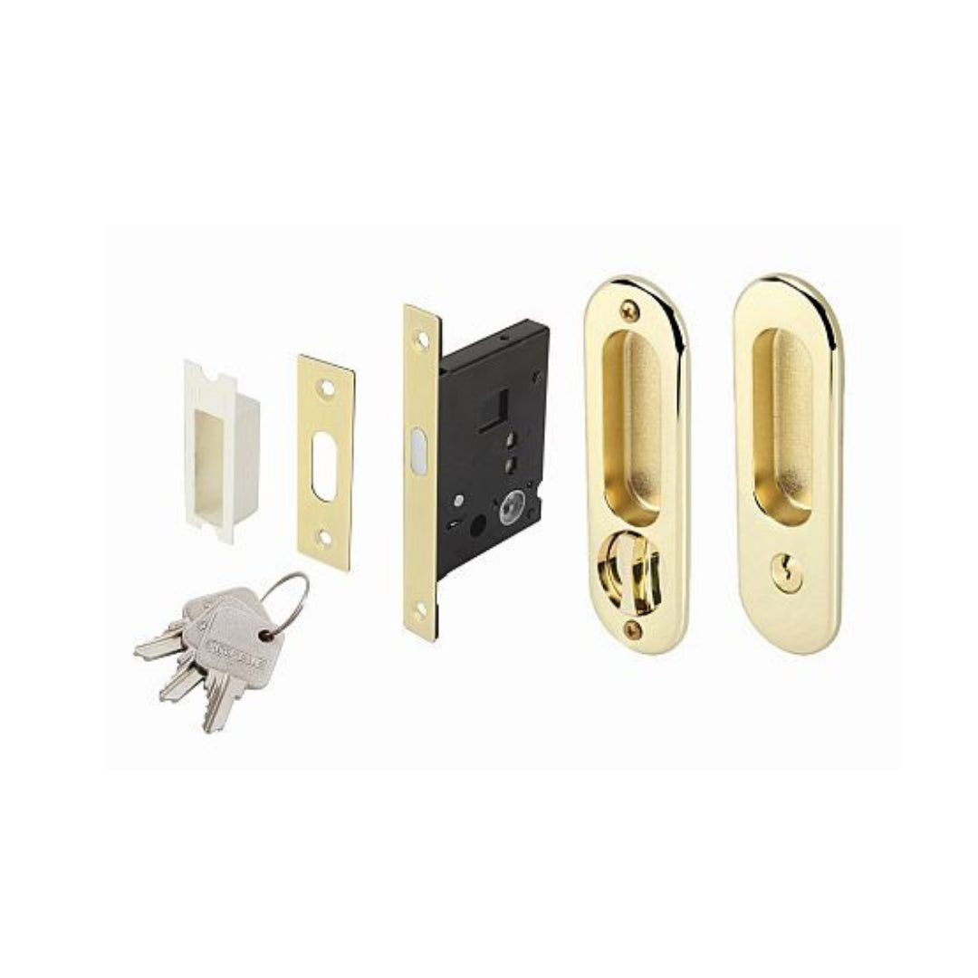 SLID.D.LOCK ENTRANCE BR.POL.105X45MM (911.26.410)