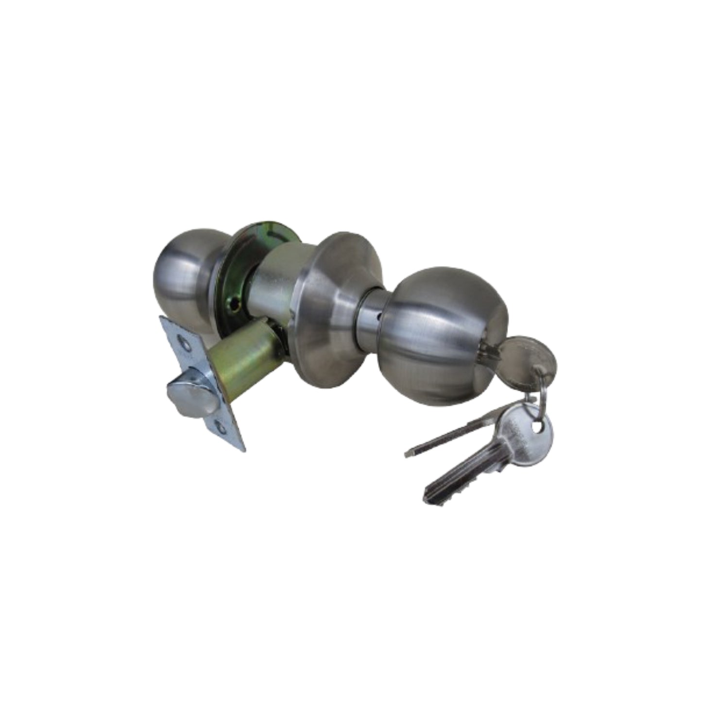 KNOB LOCK SET ST.ST 60MM WITH 3 KEY (911.64.215, 911.64.216, 911.64.217)