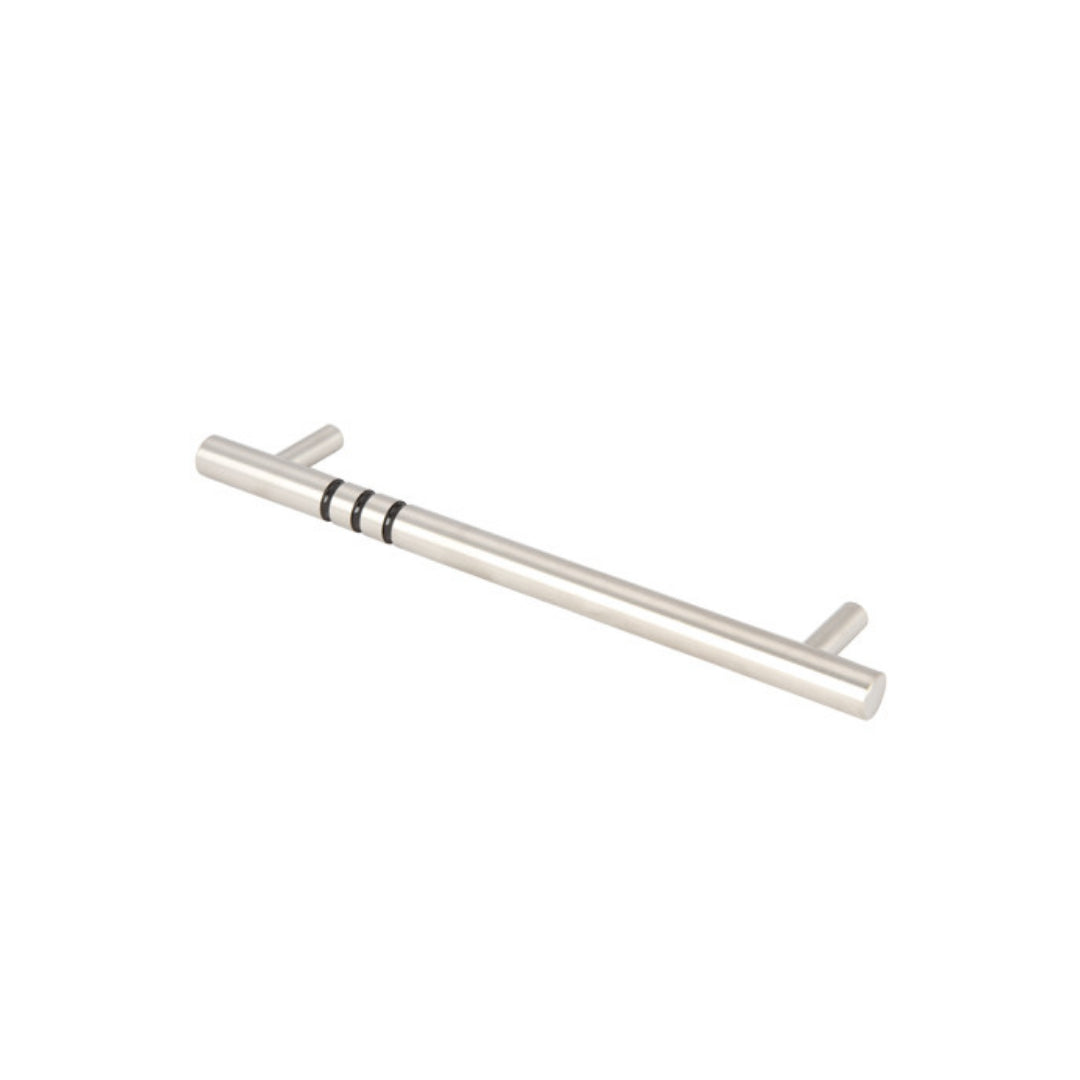 HANDLE ST.ST./BLACK 200X35MM (115.59.633)