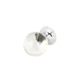 KNOB BRA.CHR.POL/CLEAR 30X43MM (132.03.422)