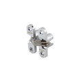 ត្រចៀកទ្វារបង្កប់60x13មម-ស CONCEAL HINGE ZINC ALLOY SAT.CHR. 60X13MM (341.18.423)
