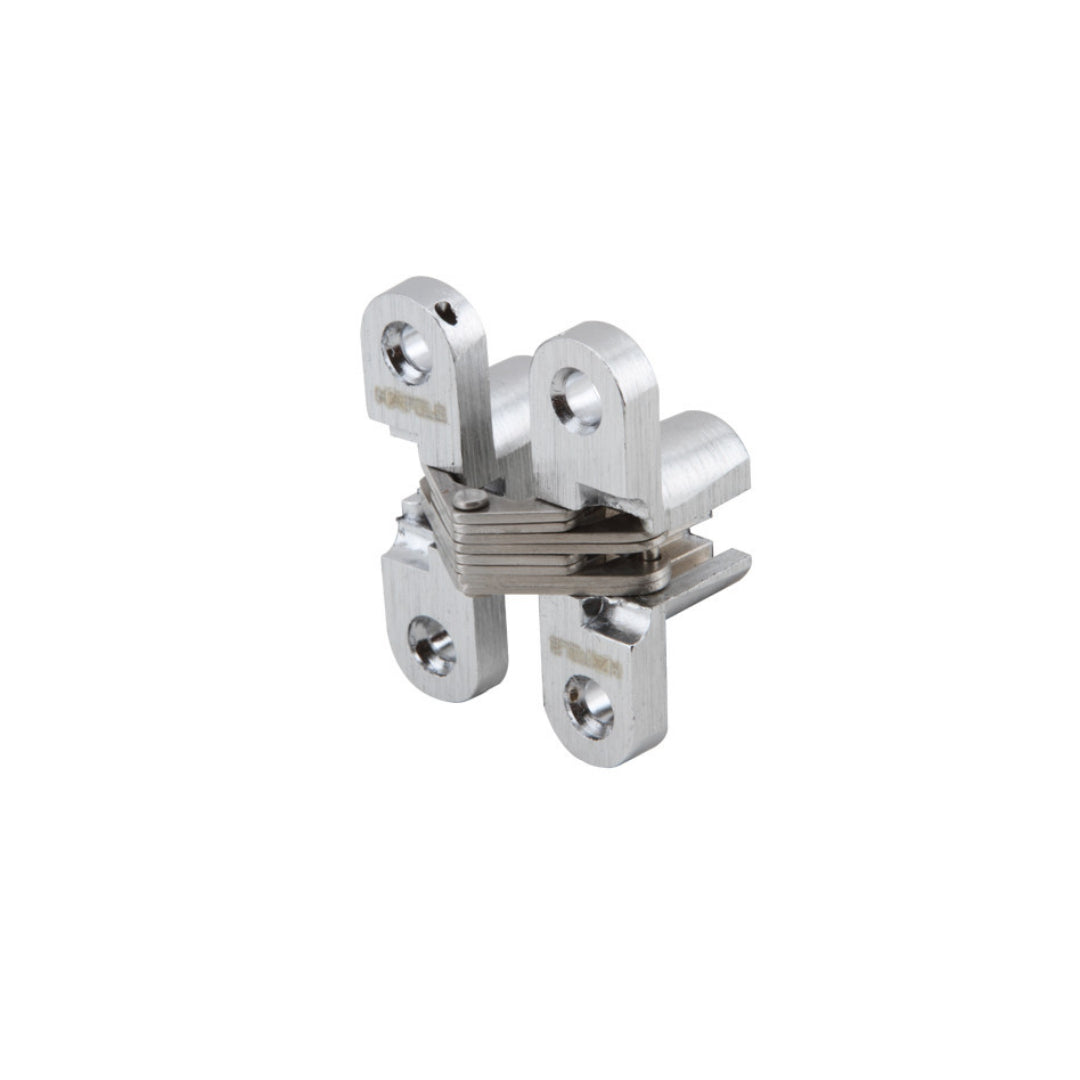 ត្រចៀកទ្វារបង្កប់69x16មម-ស CONCEAL HINGE ZINC ALLOY SAT.CHR. 69X16MM (341.18.425)