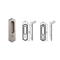 SLIDING DOOR LOCK ENTRANCE ANTIQUE BRASS (499.65.041)