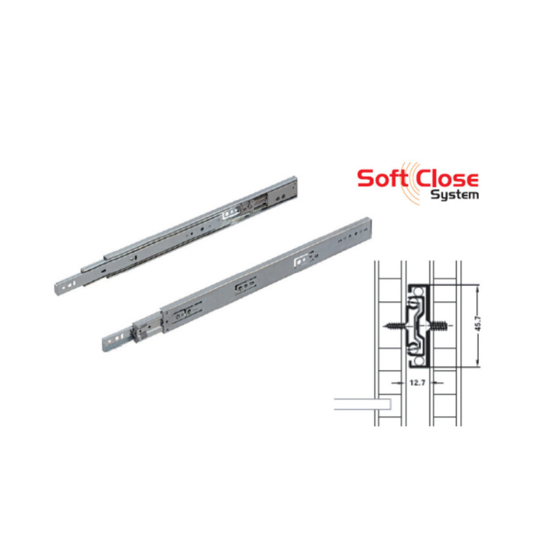 SOFT-ROLLER35KTS.GALV.45X500MM.W/SOFTCLOSE (432.24.805)