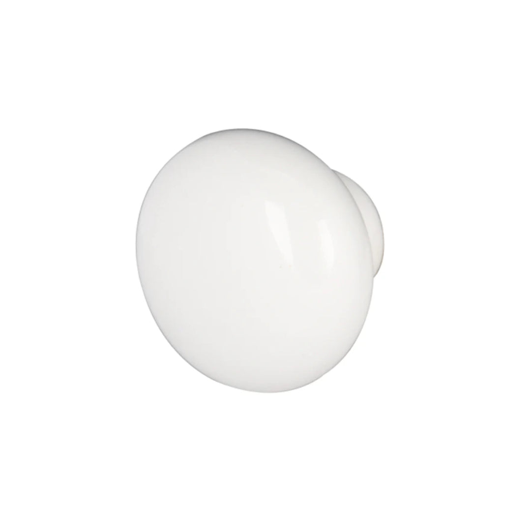KNOB PORCELAIN WHITE 32X25MM (481.22.018)