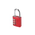 PADLOCK COMB. 145/30 RED (482.01.859)