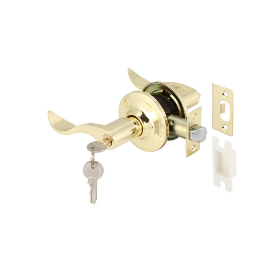 LEVER LOCK.ENTRANCE.BR.POL (489.10.195)