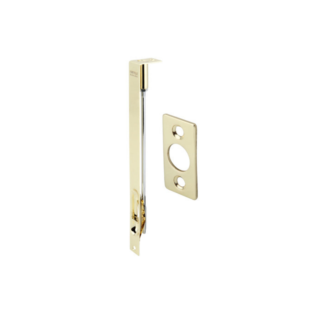 FLUSH BOLT 254MM (10) ST.ST BRASS POLISH FIN (489.71.411)