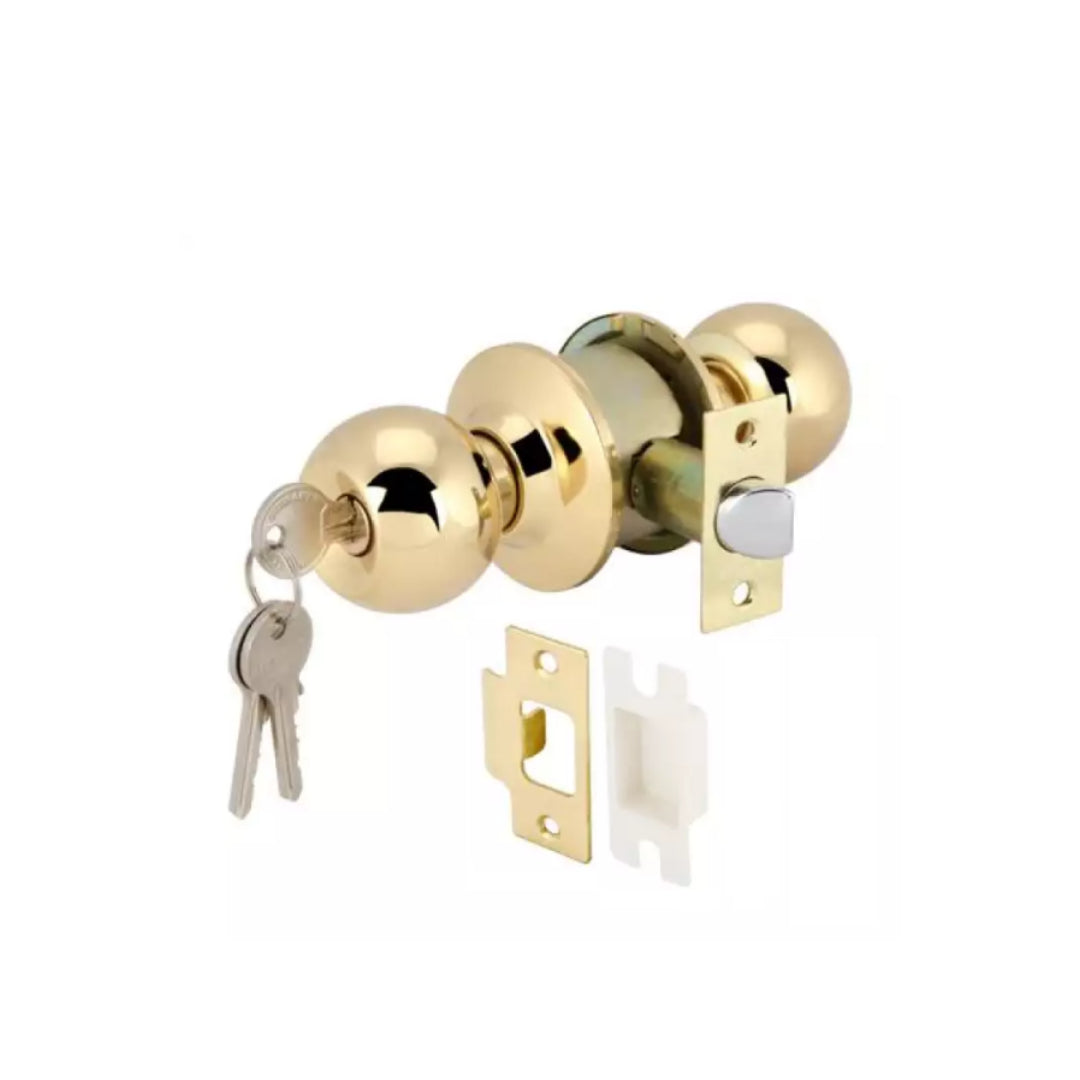 សោមូលមានកូន200,000ពណ៍មាស KNOB LOCKS.F.ENTR.DR.BRA.POL. (489.93.142)