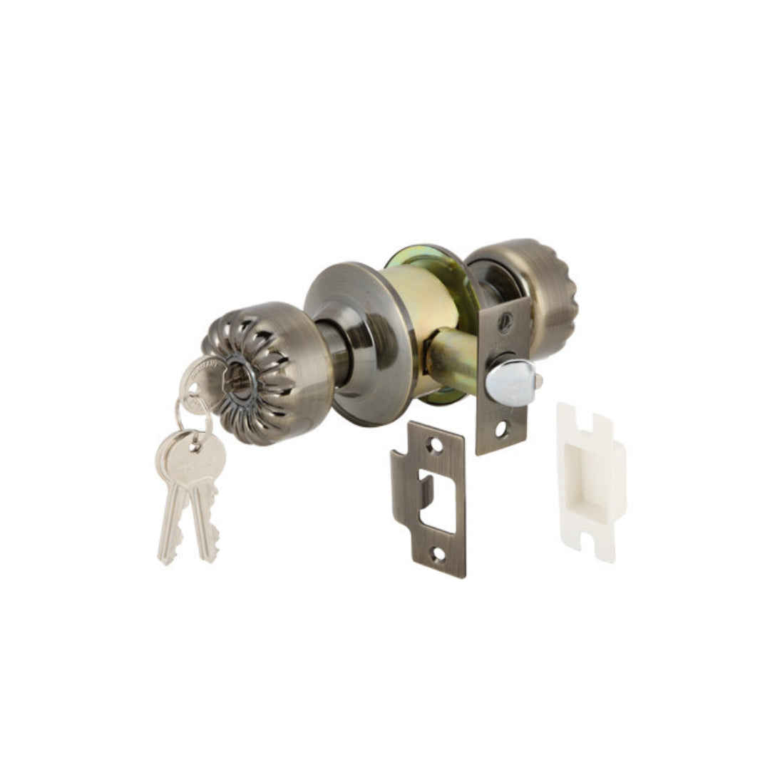 KNOB LOCKSET ENTRANCE ANT.BR (489.93.407)