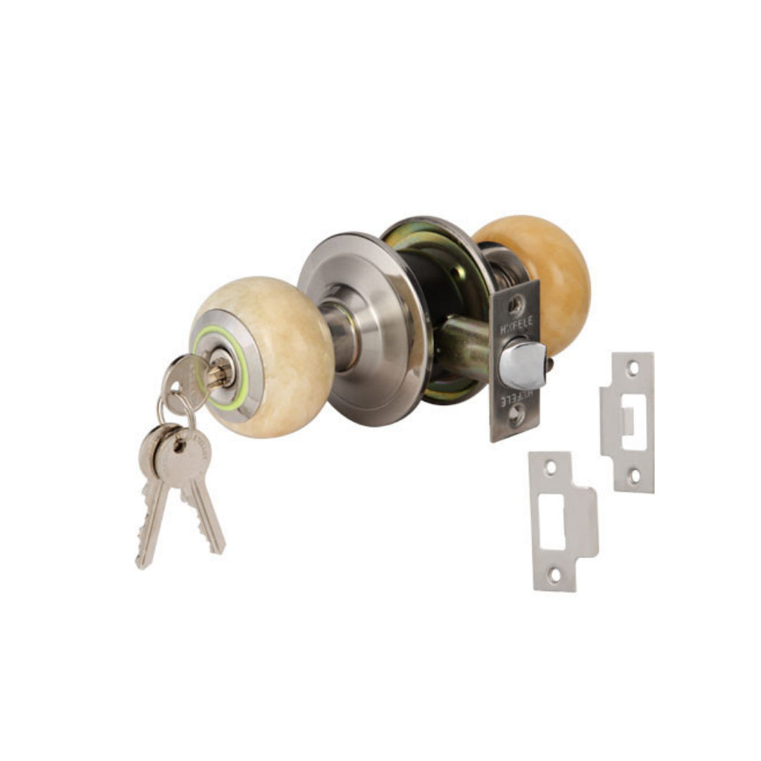 KNOB LOCKSET ENTRE.YEL.MAR.ST.ST (489.93.610)