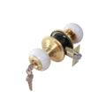 KNOB LOCKS.ENTRE.WHITE MAR.BR.POL (489.93.711)