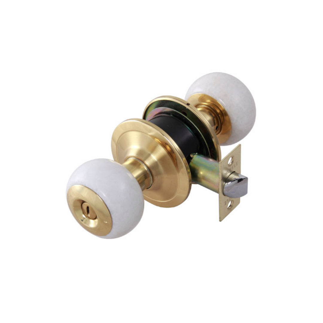 KNOB LOCKS.TOILET WHITE MAR.BR.PO (489.93.715)