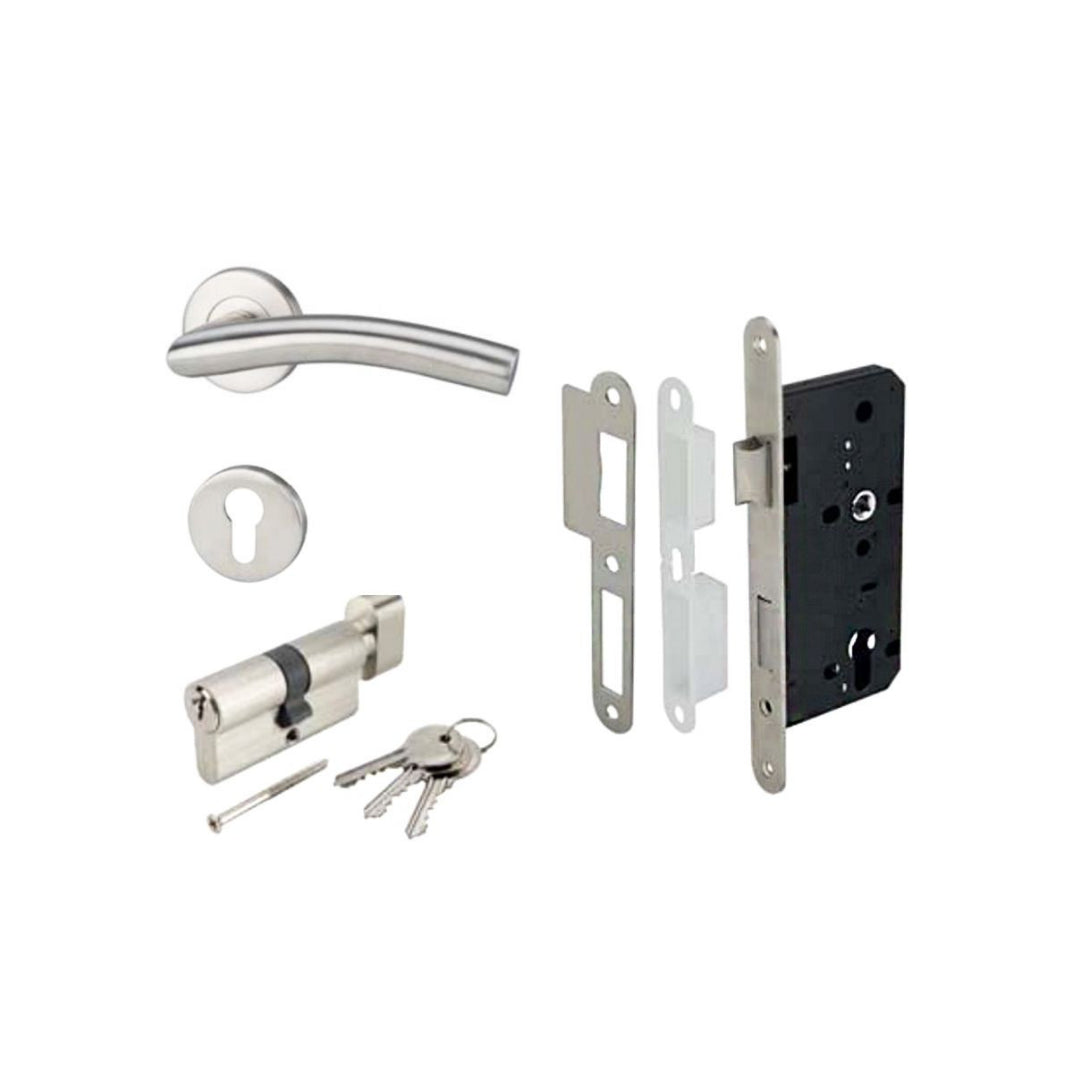 Entrance LEVER HANDLE SET PC ST.ST.MATT (499.10.103)