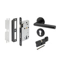 Bathroom DIY LEVER HDL SET WC BLK.MATT (499.10.135)