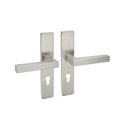 Bathroom PC HDL WC SET SS LONG PLATE (499.63.961)