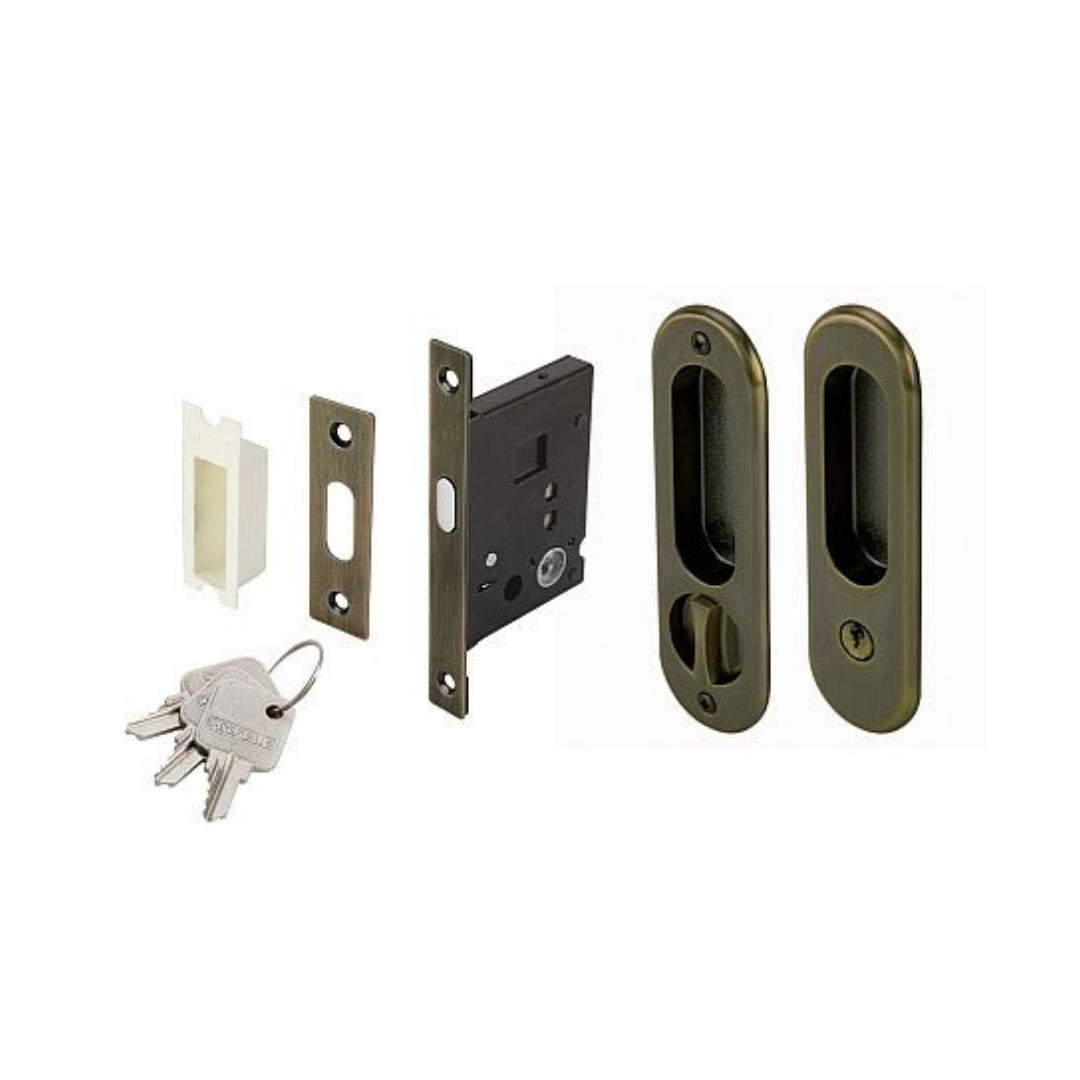 SLIDING D. LOCK ENTR.ANT.BR.150X45MM (499.65.091)