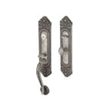 GRIP HANDLE LOCK SET ENT. SOLID ZI.  ANT. SILVER (499.94.100)