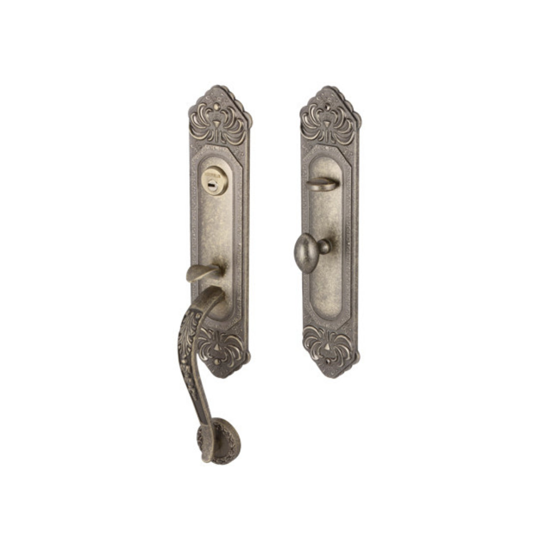 GRIP HANDLE LOCK SET ENT. SOLID ZI. ANT. COF. COP (499.94.102)