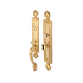 GRIP HANDLE LOCK SET ENT. SOL. ZI. SATIN BR (499.94.122)
