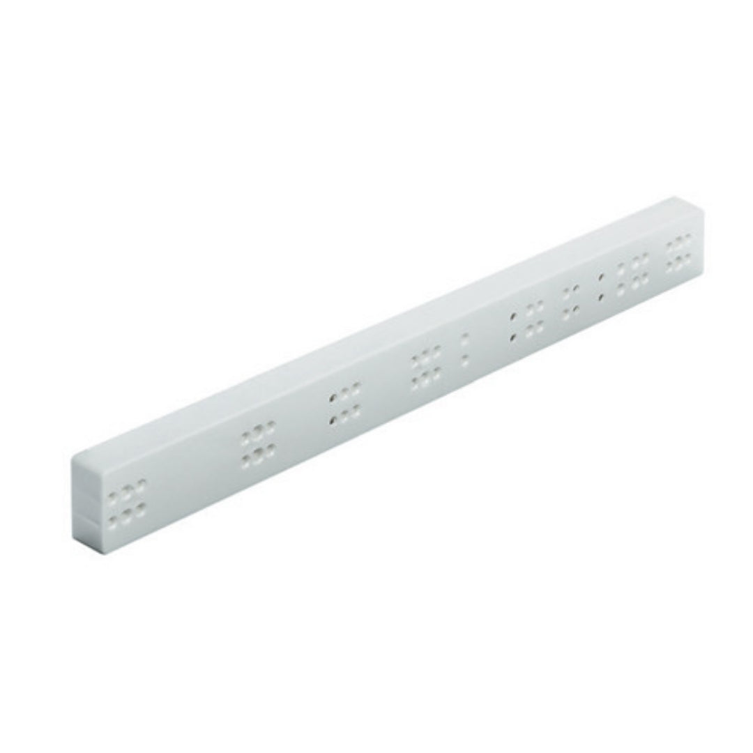 SPACING BAR PL.WH. 25X485X50MM (540.24.927)